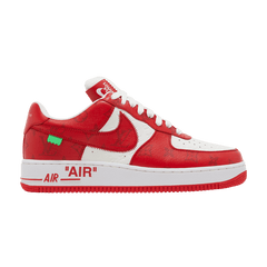 Louis Vuitton x Air Force 1 Low White Comet Red