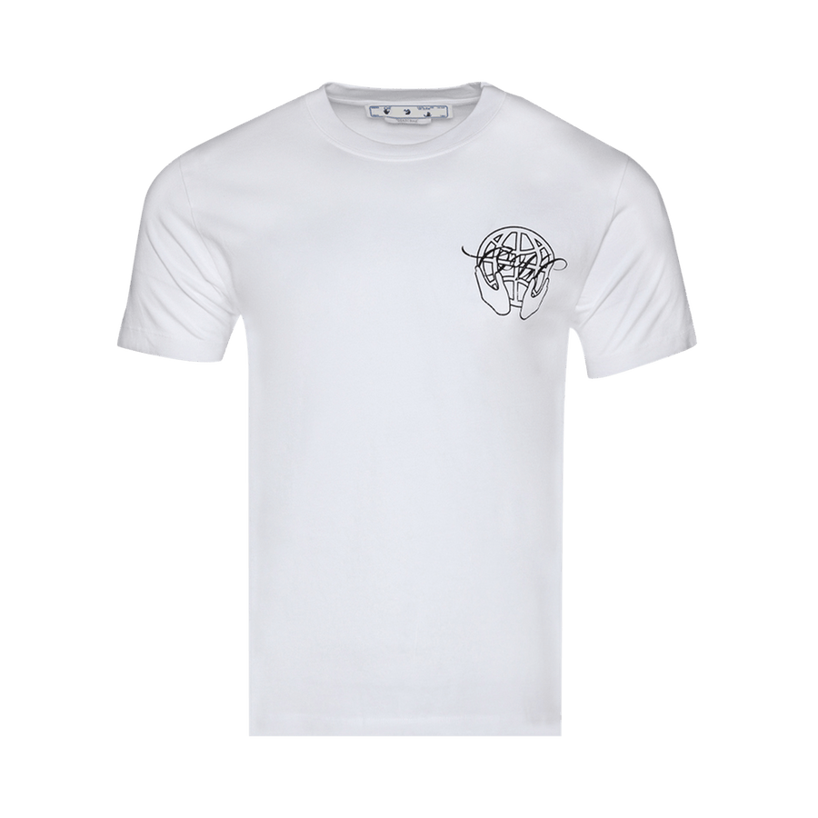 Off-White Hand Arrow Slim T-Shirt White/Black