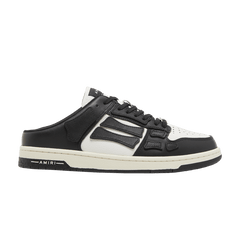 Amiri Skel Top Low Slip-On Black White