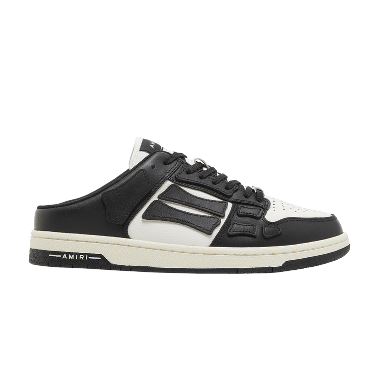 Amiri Skel Top Low Slip-On Black White