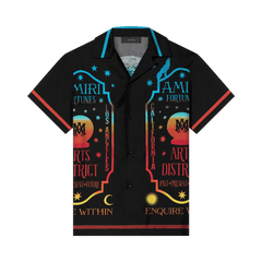 Amiri Fortune Bowling Shirt Black