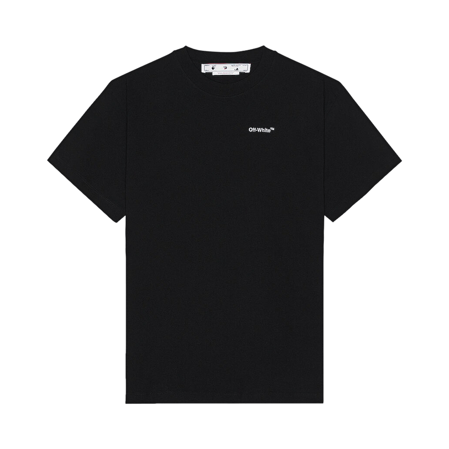 Off-White Arrows Logo Print T-Shirt Black