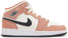 Air Jordan 1 Mid Orange Suede