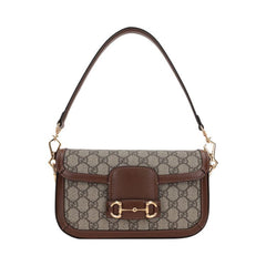 Gucci Horsebit 1955 Shoulder Bag Beige/Ebony