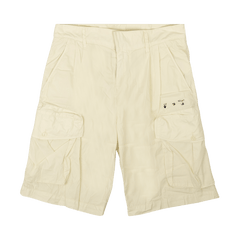Off-White Logo Utility Shorts White