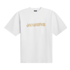 Jacquemus Le T-Shirt Raphia White