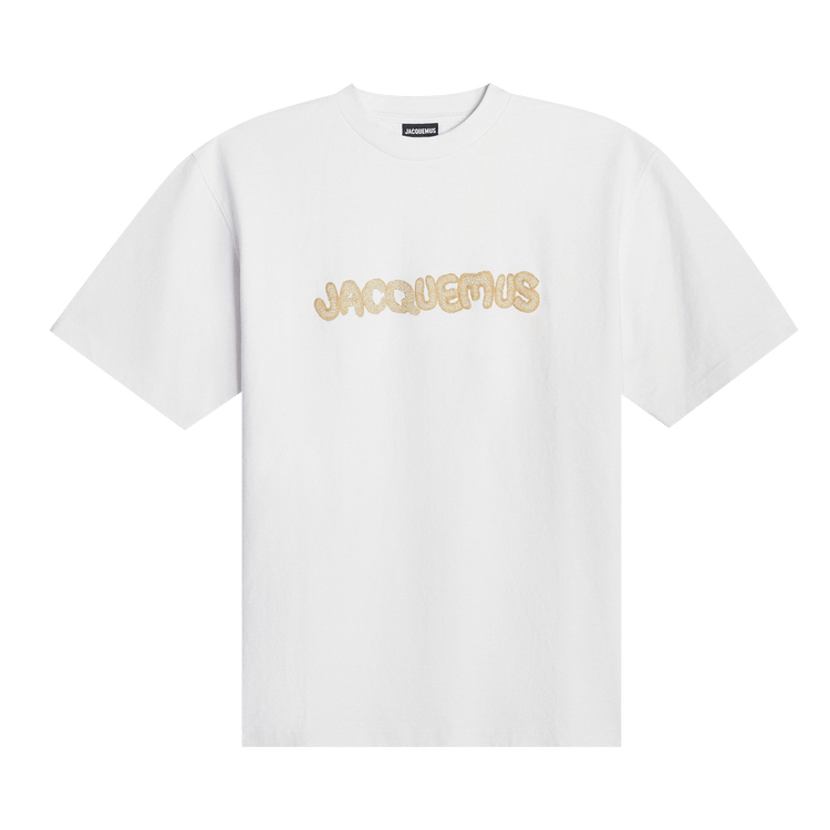 Jacquemus Le T-Shirt Raphia White
