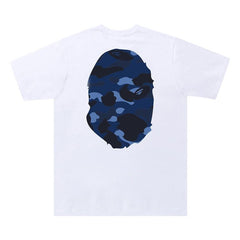 BAPE Color Camo Big Ape Head T-Shirt White/Navy
