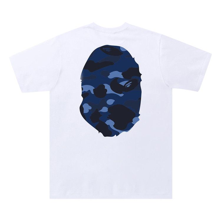 BAPE Color Camo Big Ape Head T-Shirt White/Navy