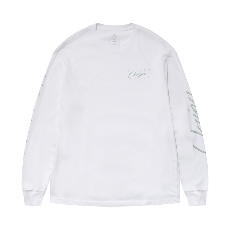 Air Jordan x Union Long-Sleeve T-Shirt White/Grey Haze