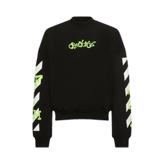Off-White Opposite Arrow Boxy Crewneck Black/Lime