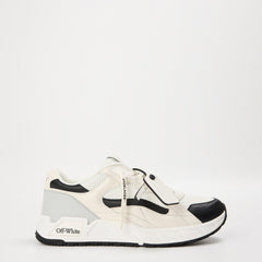 Kick- Panelled Chunky Leather Lace Up Low-Top Trainers