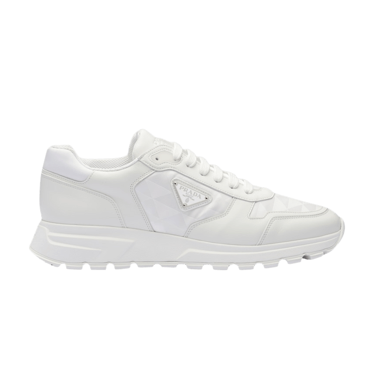 Prada Leather and Re-Nylon White