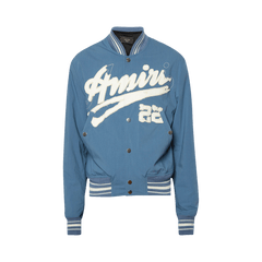 Amiri Shrunken Bomber Bluefin