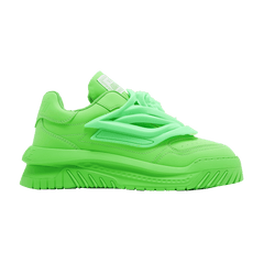 Versace Odissea Caged Rubber Medusa Sneaker Green