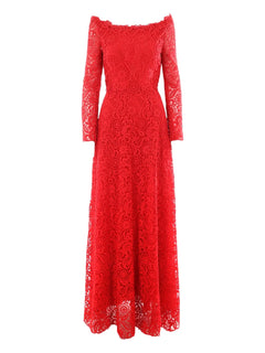 floral lace detail dresswide