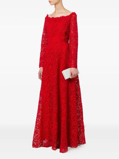 floral lace detail dresswide