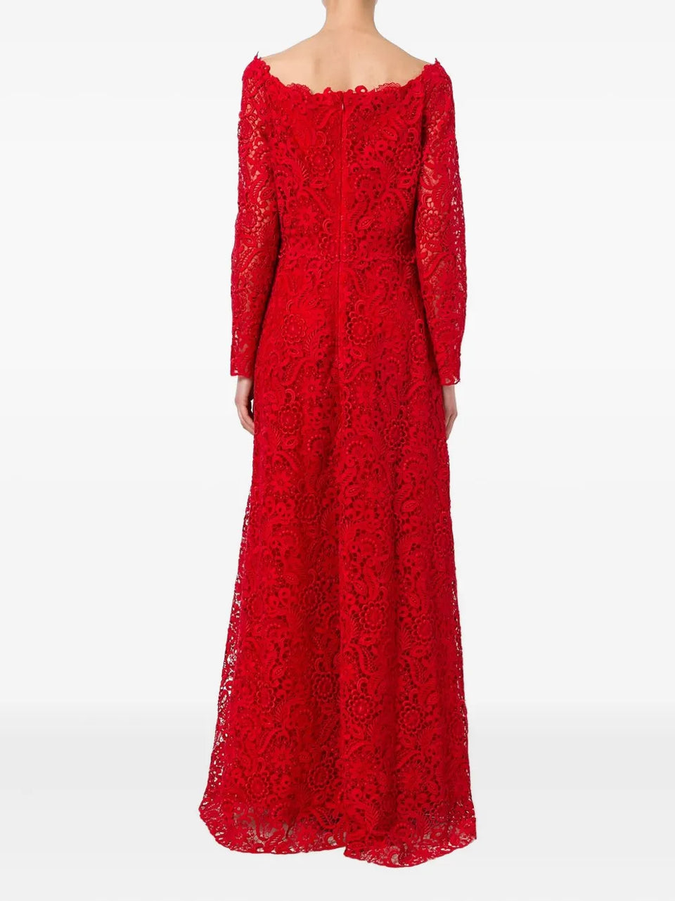 floral lace detail dresswide