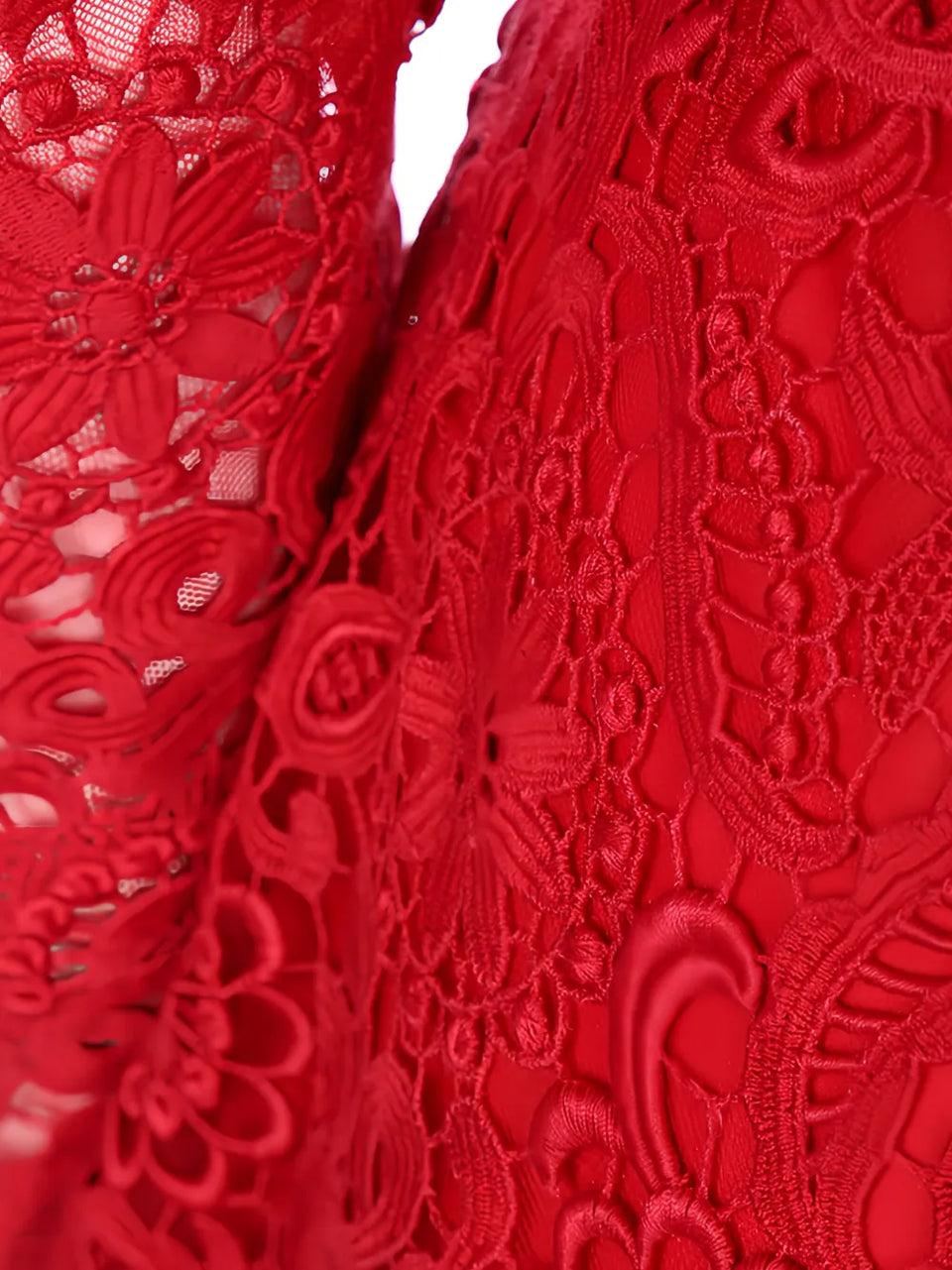 floral lace detail dresswide