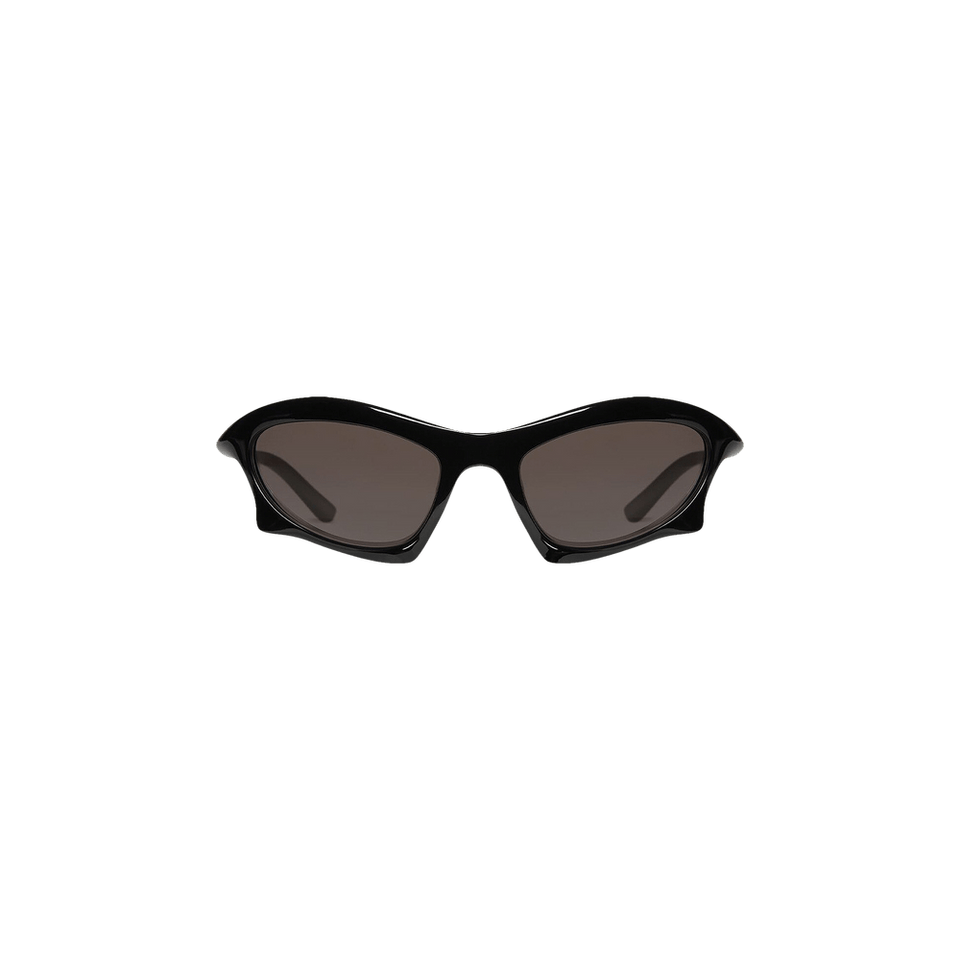 Balenciaga Bat Rectangle Sunglasses Black/Grey