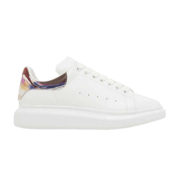 Alexander McQueen Oversized Sneaker White Marble