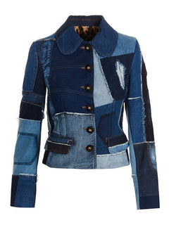 Dolce & Gabbana Patchwork denim jacket