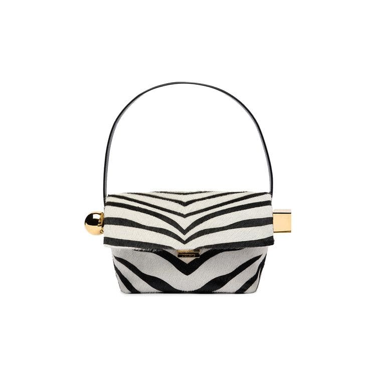 Jacquemus Le Rond Carre Black/White Zebra