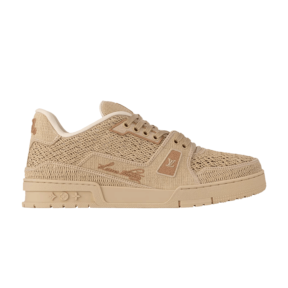 Pharrell Williams x Louis Vuitton Trainer Raffia