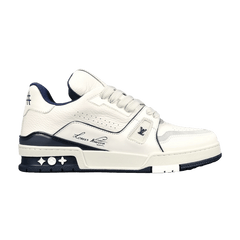 Louis Vuitton Trainer Low #54 Signature - White Marine