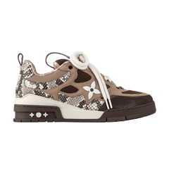 Louis Vuitton Skate Brown Python