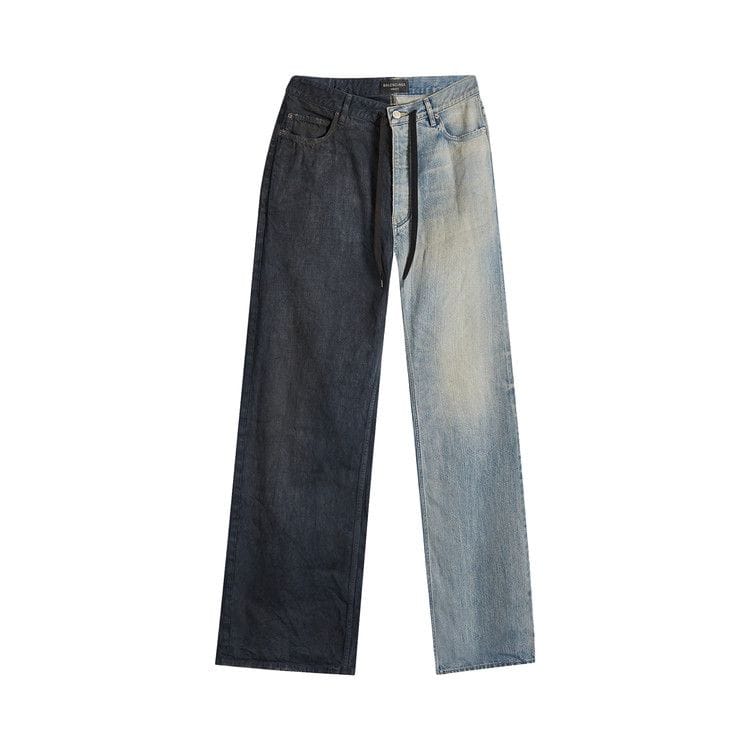 Balenciaga Fifty-Fifty Pants Grey/Outback Blue
