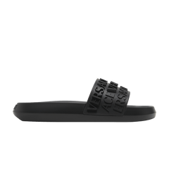Versace Slide Allover Logo - Black