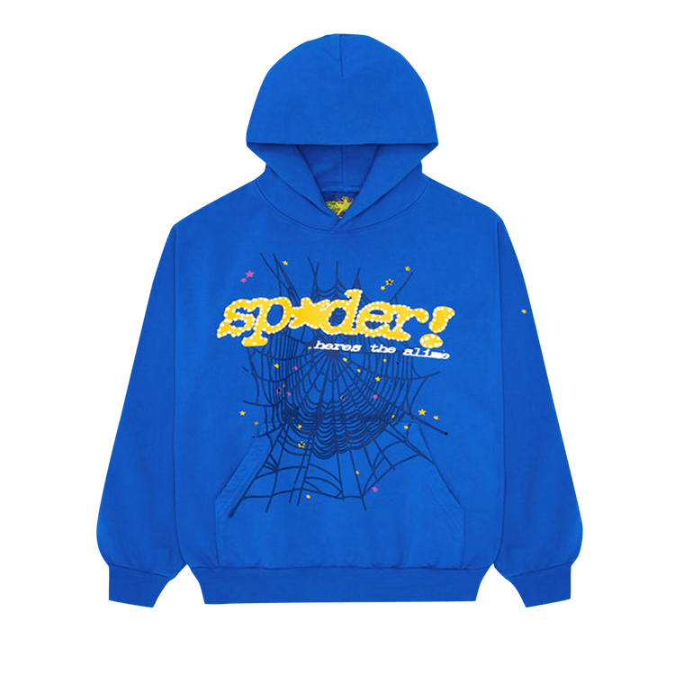 Sp5der Hoodie TC Blue