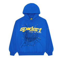 Sp5der Hoodie TC Blue