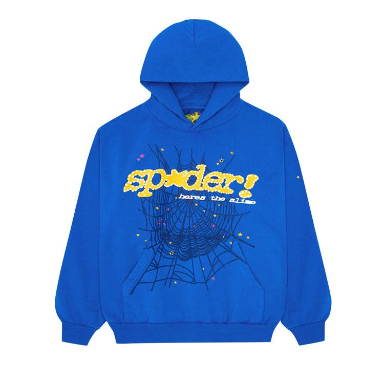Sp5der Hoodie TC Blue