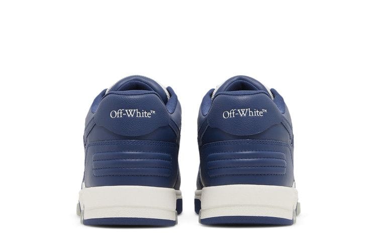 OFF-WHITE Out Of Office OOO Low Tops White Royal Blue