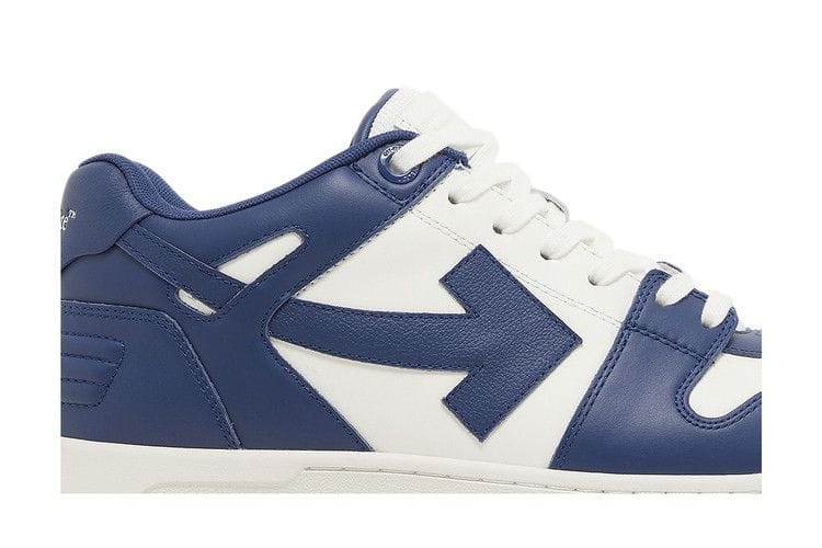 OFF-WHITE Out Of Office OOO Low Tops White Royal Blue