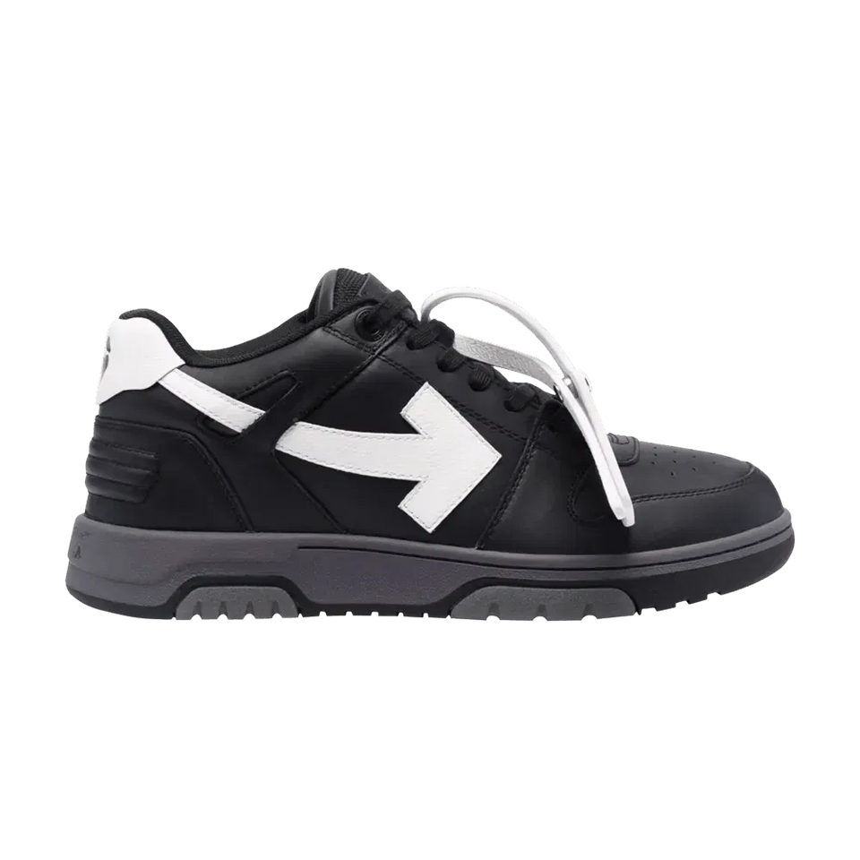 OFF-WHITE Out Of Office OOO Low Tops Black Grey SS22