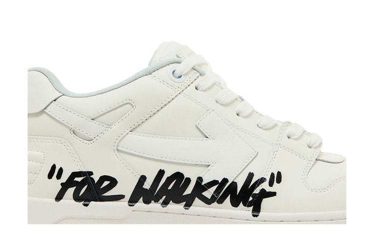 OFF-WHITE Out Of Office OOO Low Tops For Walking White