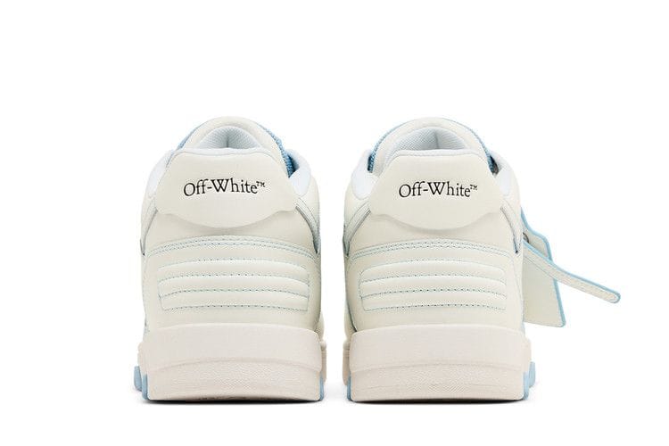 OFF-WHITE Out Of Office OOO Low Tops Light Blue White