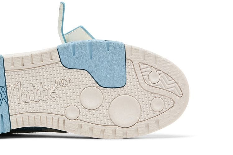 OFF-WHITE Out Of Office OOO Low Tops Light Blue White