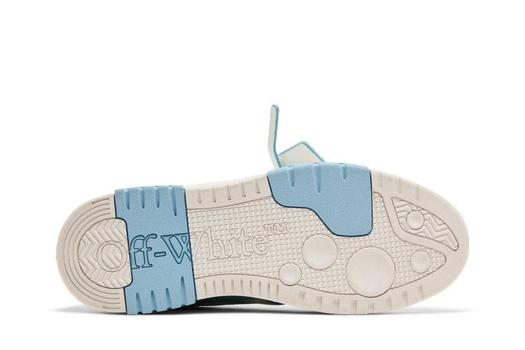 OFF-WHITE Out Of Office OOO Low Tops Light Blue White