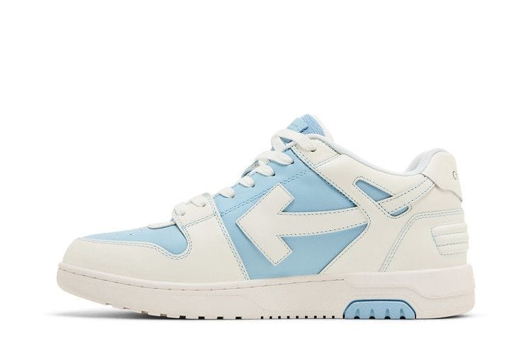OFF-WHITE Out Of Office OOO Low Tops Light Blue White