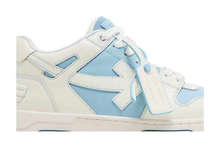 OFF-WHITE Out Of Office OOO Low Tops Light Blue White