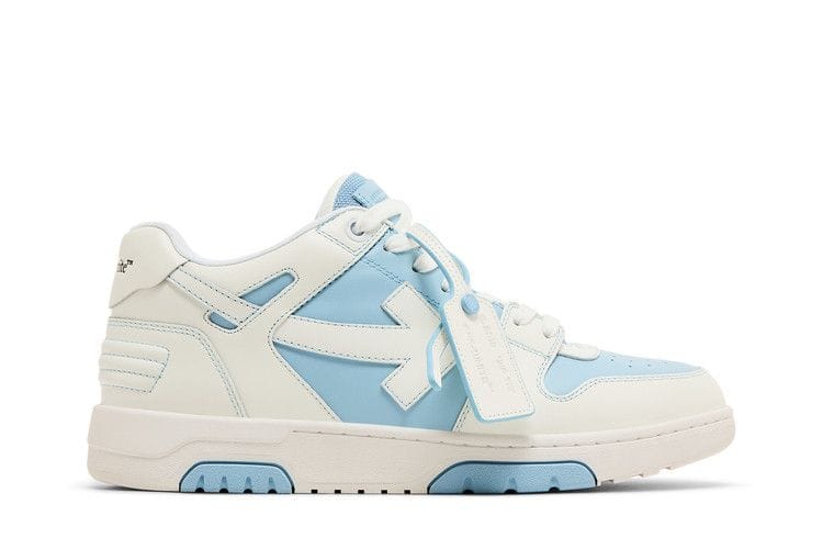 OFF-WHITE Out Of Office OOO Low Tops Light Blue White