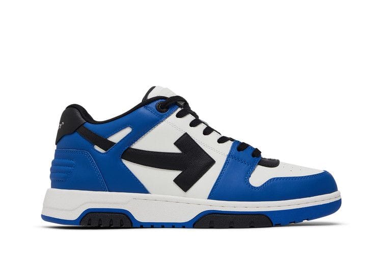 OFF-WHITE Out Of Office OOO Low Tops Navy Blue White Blue