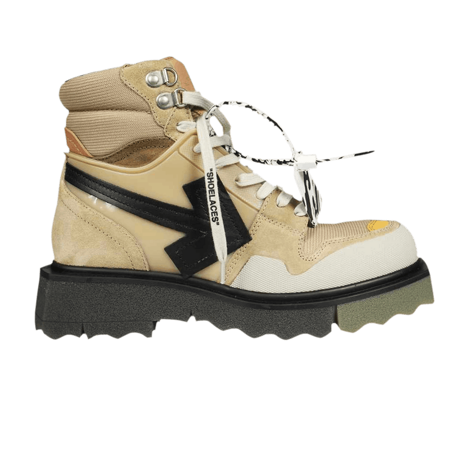 Off-White Hiking Sneaker Boot Beige