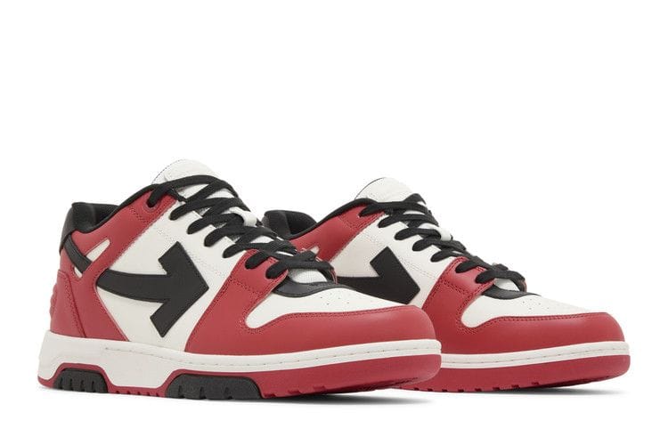 OFF-WHITE Out Of Office OOO Low Tops Red Black (2024)