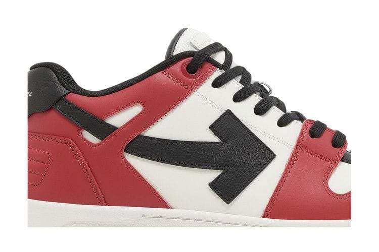 OFF-WHITE Out Of Office OOO Low Tops Red Black (2024)