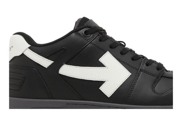 OFF-WHITE Out Of Office OOO Low Tops Black Grey White FW23